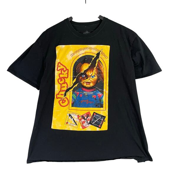 Universal Studios Halloween Horror Nights Chucky T-Shirt 2XL‎ HHN - Picture 1 of 6